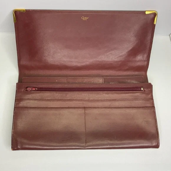 Cartier Vintage Burgundy Leather Organizer - Picture 3 of 13